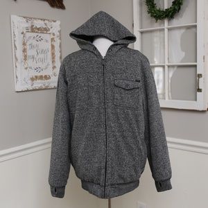 O'Neill Thick Gray Fleece Sherpa Coat